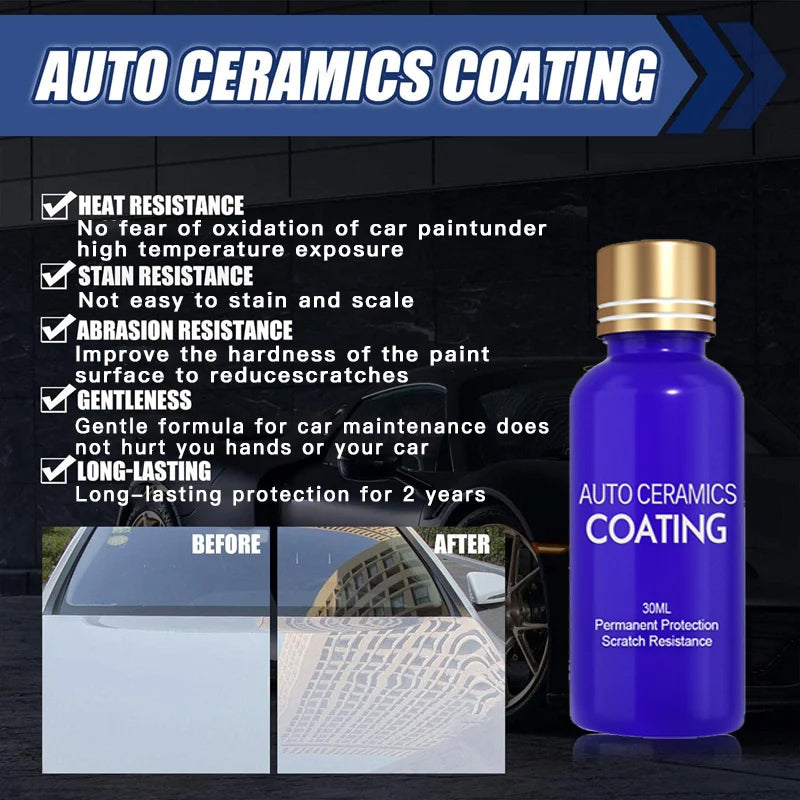 ⏳Time-limited Special🚗 Car Ceramic Coating Spray|Scratch - Proof, Stains Begone in 1 Spray🚀
