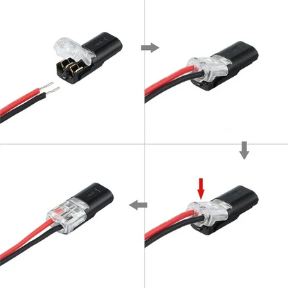 🏆Double-wire Plug-in Connector With Locking Buckle🔩🔥Get 10 extra items with every order