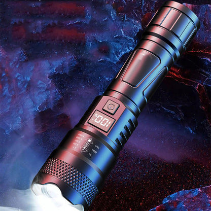 🔦 LED Strong Light Retractable Flashlight | Zoomable Beam & Adjustable Length🚀