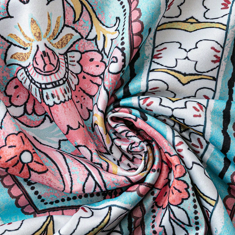 👗 60% OFF NOW! 💃 Women‘s Retro Print V-Neck Maxi Dress✨