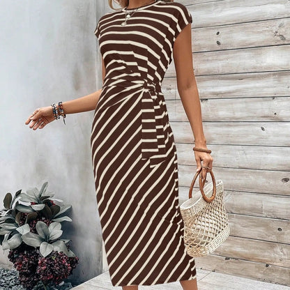 🔥LAST DAY SALE 50% OFF!!💕Women's Elegant Tie Waist Dress