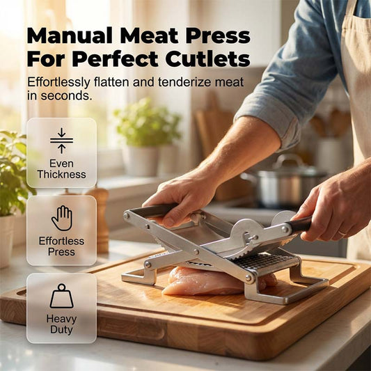 🥩Durable and Efficient Meat Press Tool – Food-Grade Material, Labor-Saving Design🍳